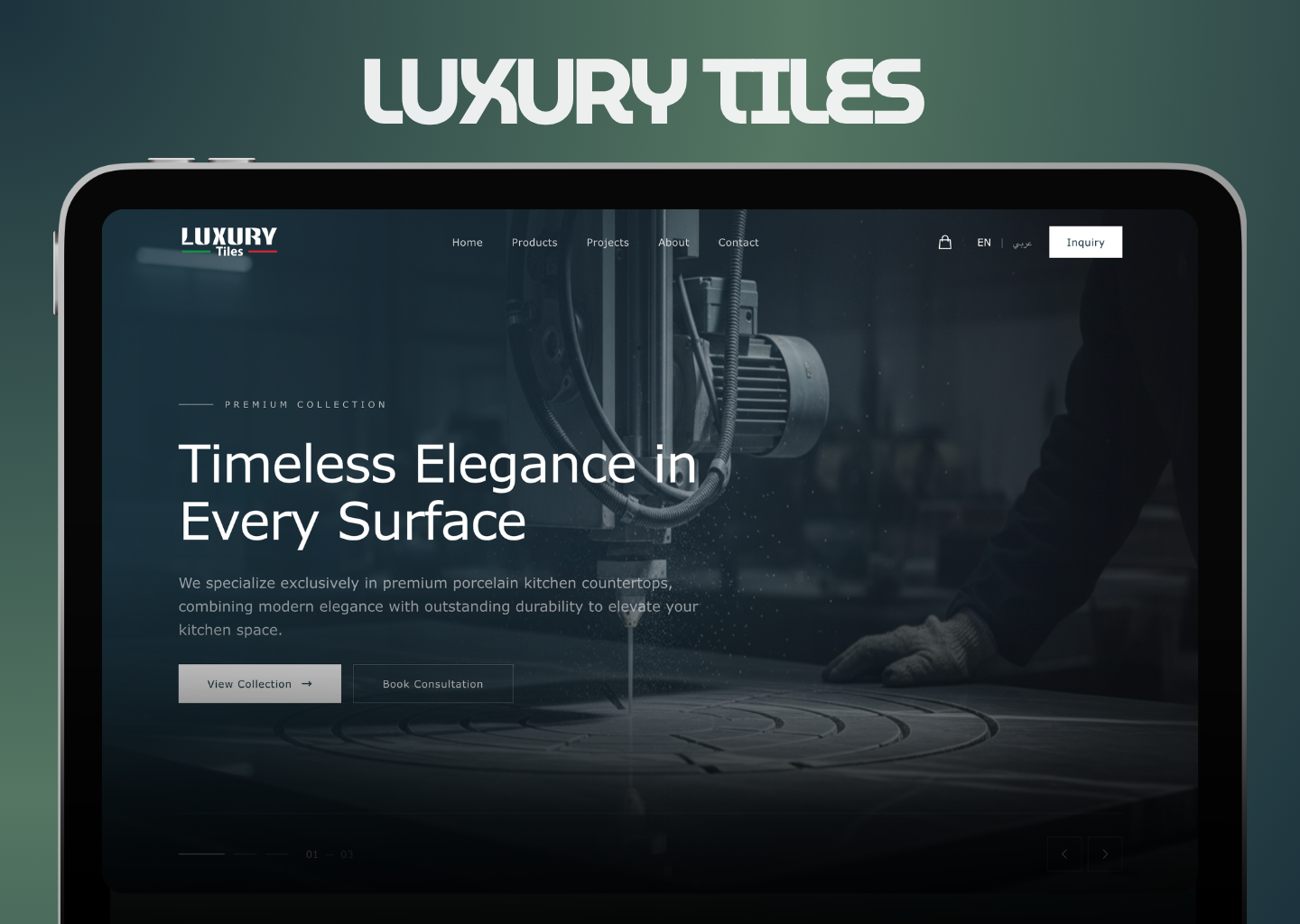 Luxury Tiles - Website