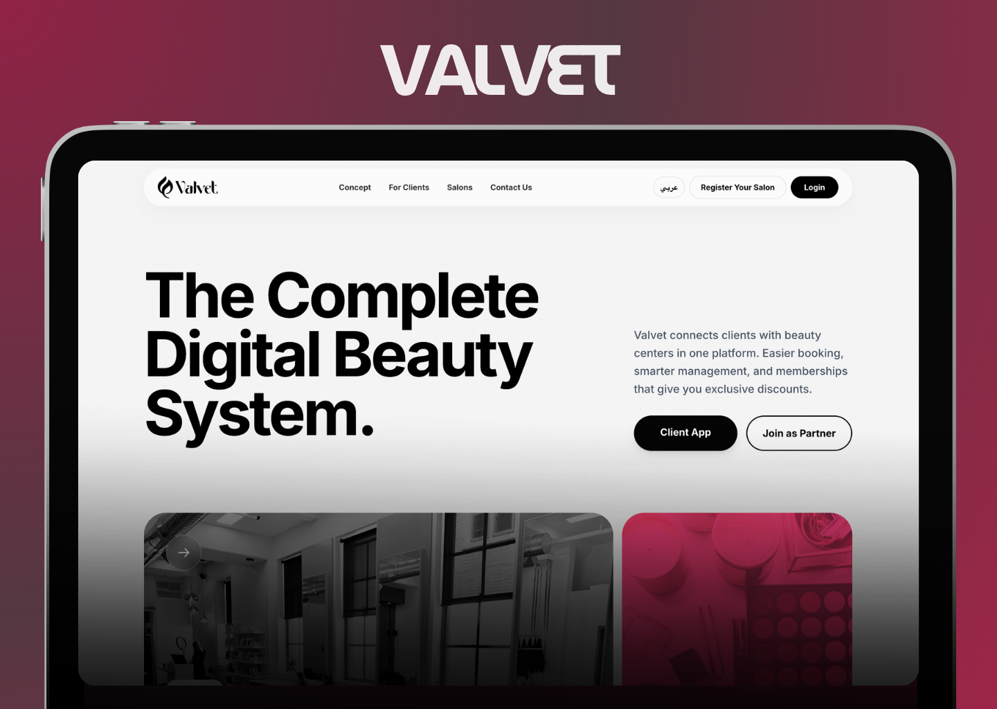 Valvet - Web App