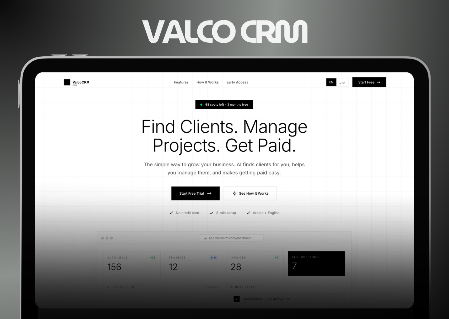 Valco CRM - Web App