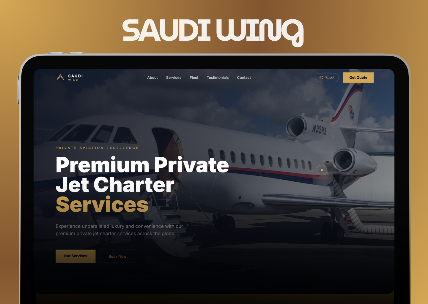 Saudi Wing - Website